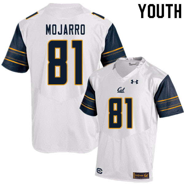 Youth #81 Elijah Mojarro Cal Bears UA College Football Jerseys Sale-White